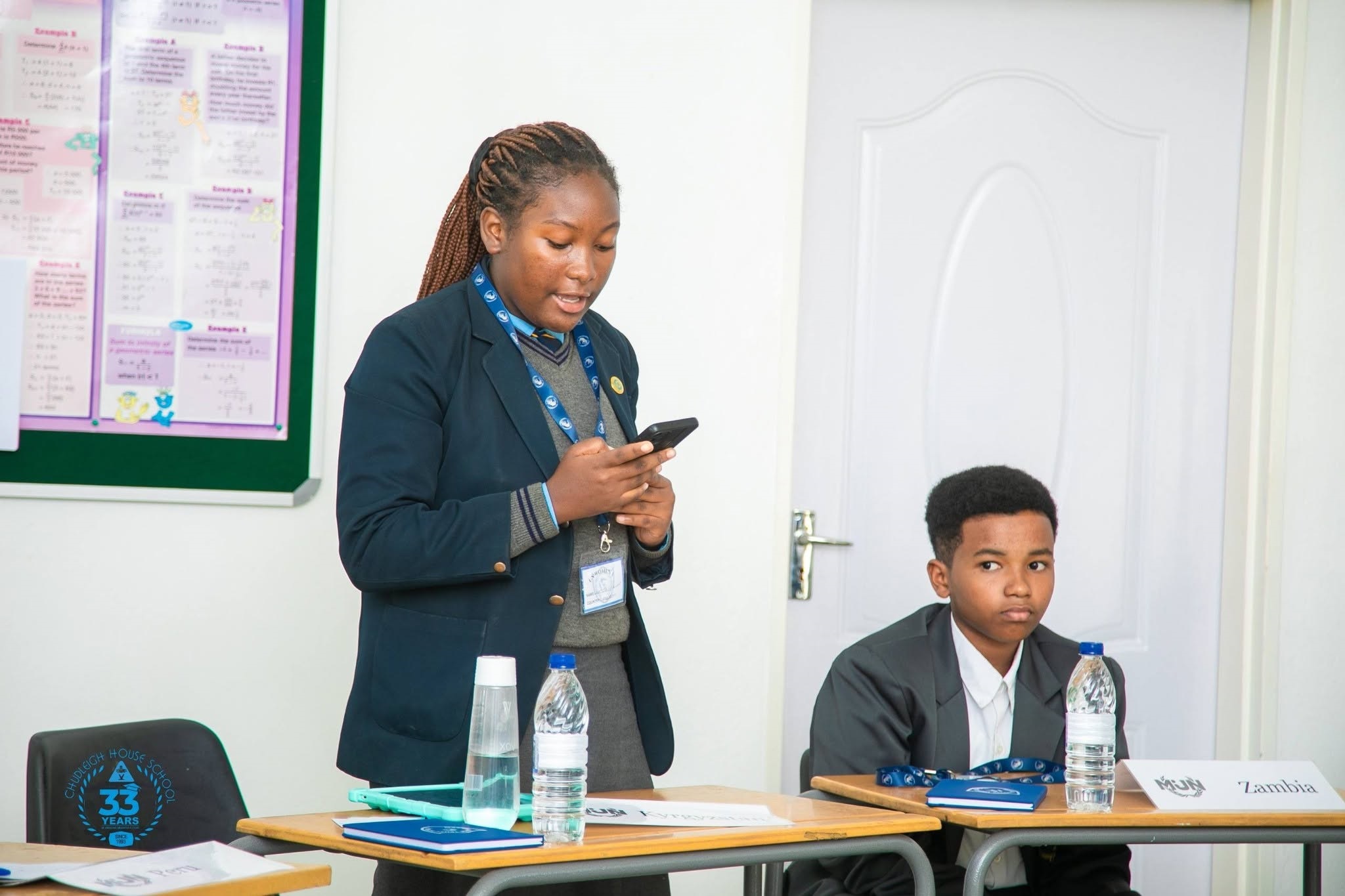 Model United Nations debate at Chudleigh House School